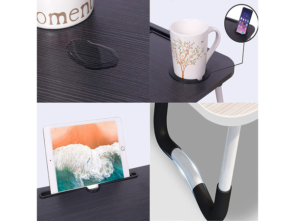 Sulankstomas nešiojamojo kompiuterio staliukas lovos stovui