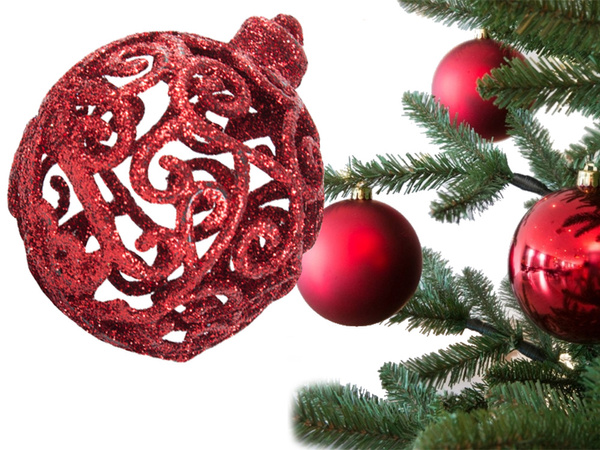 Têtes de sapin de noël 6/4/3 cm kit 100 pièces