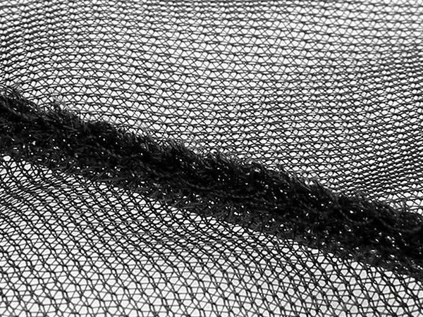 Rear window mosquito net for car black 2pcs