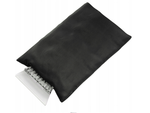 Car window scraper with snow glove soft handle
