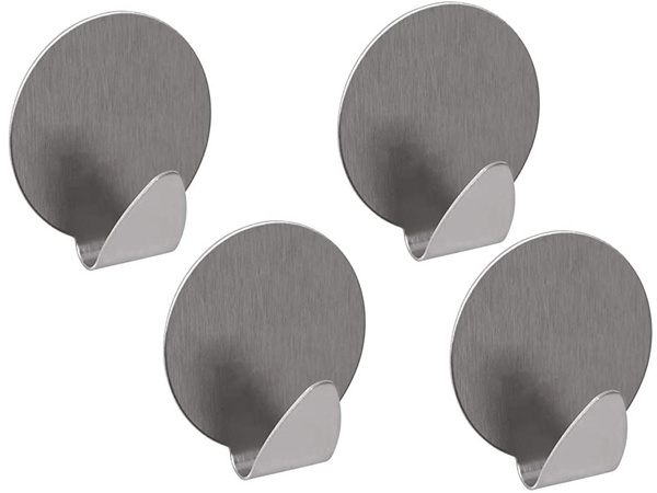 Steel self-adhesive hooks 4 pcs