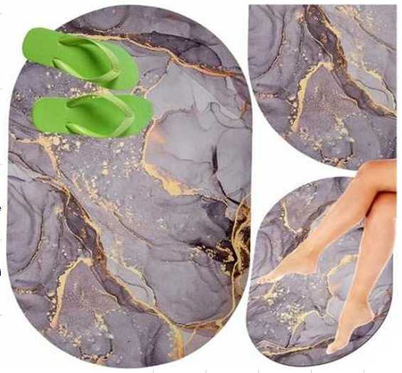 ALFOMBRILLA DE BAÑO ANTIDESLIZANTE DE SECADO RÁPIDO OVALADA 60×40 ABSORBENTE GRANDE