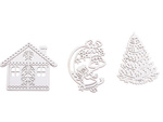 Árbol de navidad de madera decoraciones 20 piezas colgantes adornos adornos