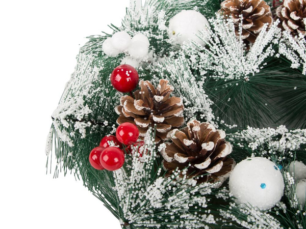 Guirlande couronne de noël décorations de noël décoration de porte fenêtre