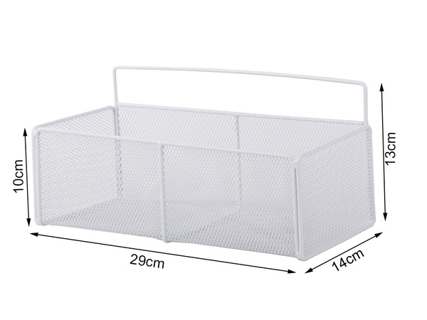 Piekaramais grozs metāla organizators piekaramais plaukts virtuve balts