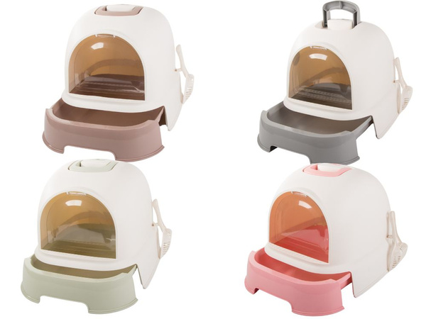 Macskaalom tálca nagy zárt alom lapát stabil kihúzható