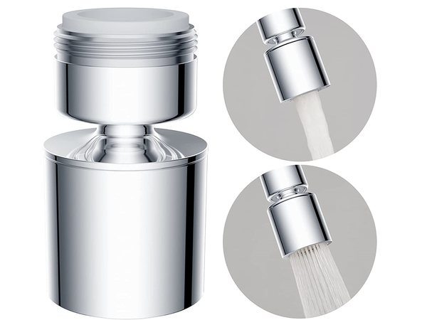 Krāna aeratora pagarinājums pārvietojams 360 mainīga izsmidzināšana