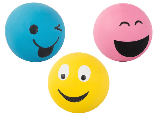 Juguete para perro squeaky dog chew pelota de goma squeaker pelota de goma