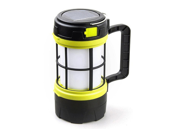 Pohodniška svetilka vodila baterijo sončne kamping luči