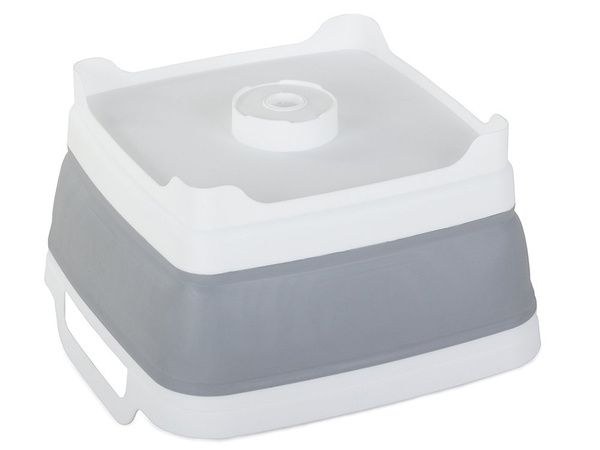 Silicon bol pliabil cu dop mâner 8l