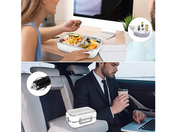 Električni lunchbox ogrevana posoda za kosila v tovornjaku