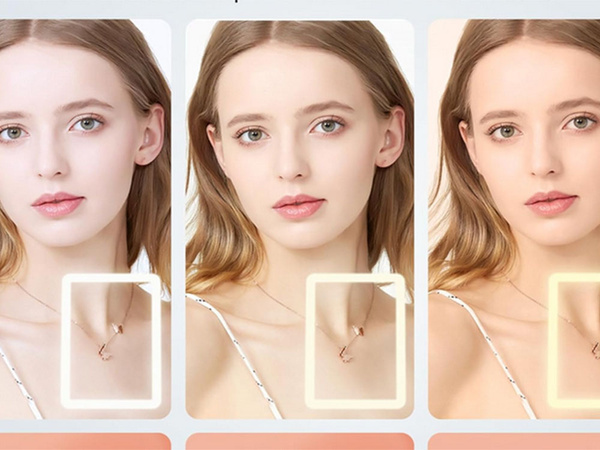 Led valgustatud meigipeegel kokkuklapitav reisimispeegel