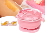 Chauffe-cire pliable en silicone pour l'épilation du corps
