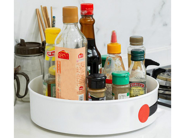 Vrtljivi kuhinjski organizator posoda za začimbe