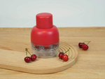 Cherry, sour cherry and olive pitter with container, manual pitter
