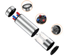Electric salt and pepper grinder with adjustable coarseness