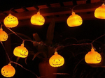 Lumini de dovleac 10 a condus agățat halloween 200cm luminoase decorare decorare dovleac