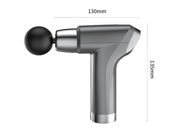 Pistolet de massage pour le dos masseur corporel puissant pistolet de massage à 4 embouts