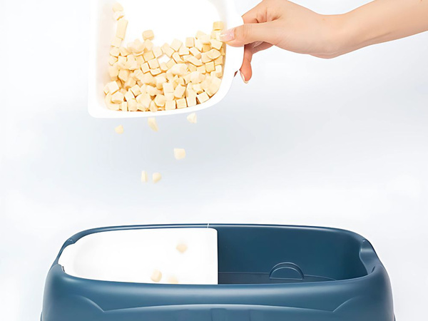 Dubultā bļoda sunim kaķim noņemamas ūdens un barības bļodas lielas plastmasas