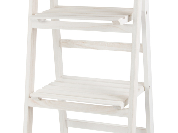 Flowerbed high standing wooden flower pot 4 tier bookcase