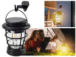 Lanterne de camping solaire lanterne de jardin led usb détecteur de mouvement au crépuscule