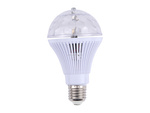 Led spuldze rgb rotējošais e27 disko bumba