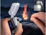 Plasma lighter with led lamp electric usb