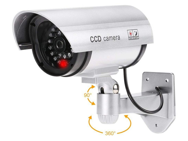 Atrapa kamery ir led vonkajšia nočná kamera deň