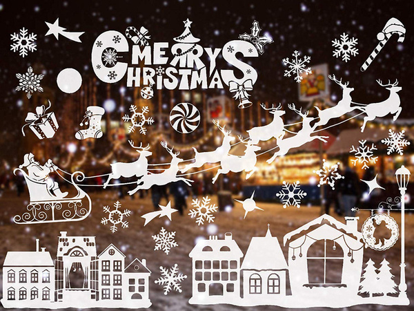 Weihnachten fensteraufkleber weihnachten mickey