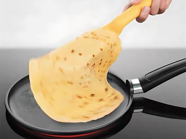 Espátula con rodillo para tortillas de panqueques