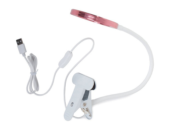 24 led desk lamp with desk clip clip