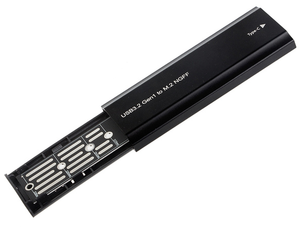 Hdd adapter box m.2 sata ngff usb 3.1 usb typ-c 2230-2280 мм