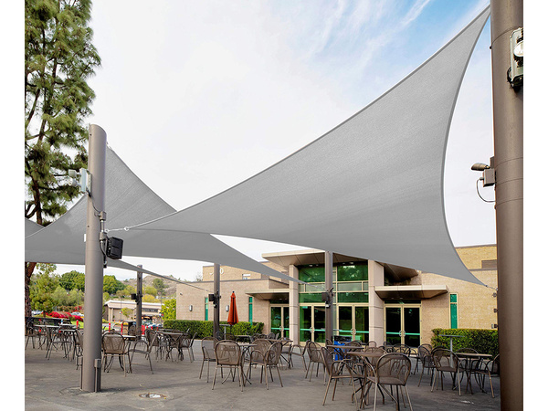 Vodotěsný zahradní slunečník 3x3x3m trojúhelník