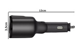Szivargyújtó elosztó töltő 2 usb