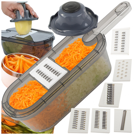 Multifunctional vegetable and fruit grater shredder slicer chopper