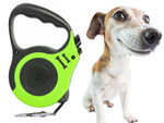 Ligne automatique pour chiens blocage puissant courbe légère 5m 15kg