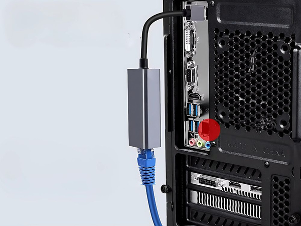 Adaptateur usb type a adaptateur ethernet carte reseau lan rj45 100mb