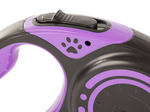 Lanyard automatic with locker block for dogs long strip 5m 15kg
