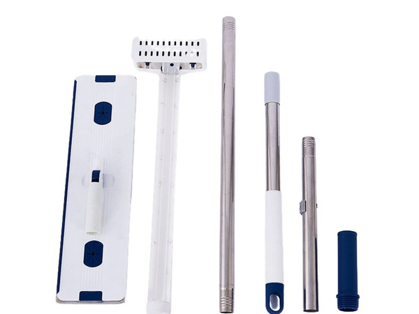 Plokščias mikropluošto šluota su grandyklu, sulankstomas kibiras, nesulankstomas grindims