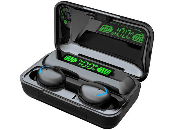 Беспроводные наушники bluetooth f9 tws powerbank