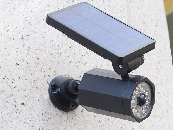 Saules lampa 8 led vadīja dārza krēslas sensora kustība dārzam