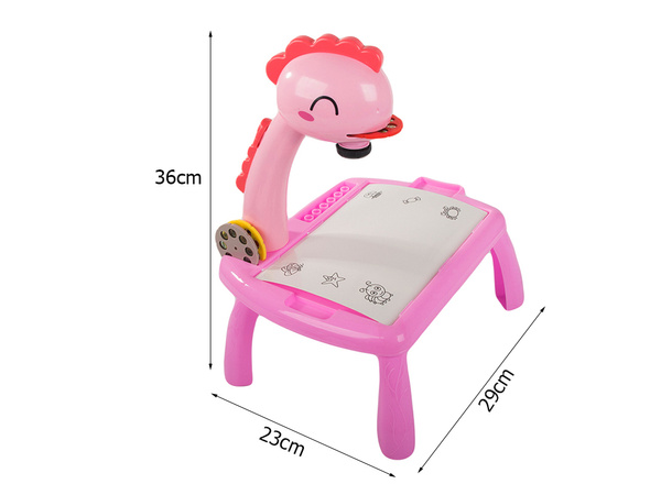 Vaizdo projektorius piešimo stalas rašomoji lenta žymekliai vaikams žymekliai