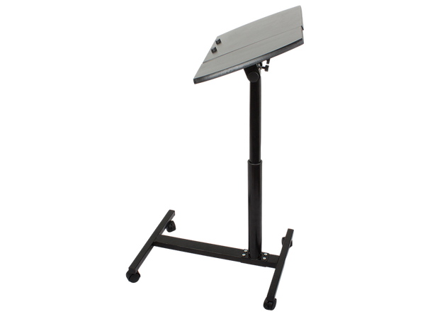 Laptop table on wheels adjustable desk