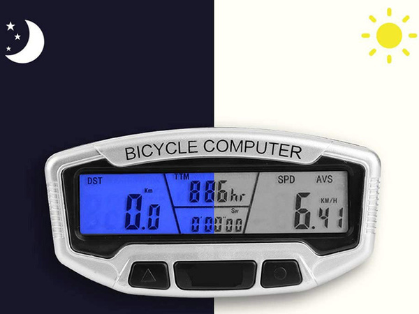 Waterproof lcd bicycle counter 28 functions bicycle