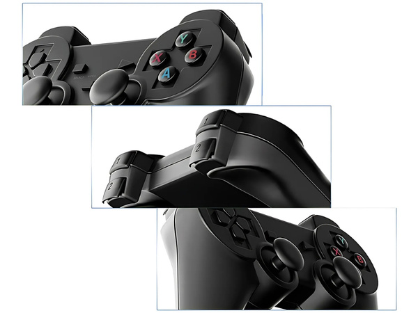 Tv consola videojuegos pistola 2 pads para tv av retro