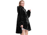 Teplá mikina oversize deka xxl 2v1 hrubý fleece