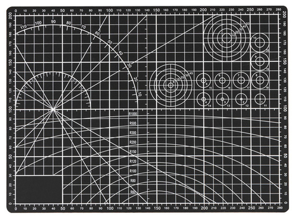 Tapis de coupe auto-cicatrisant a4 modelage double face