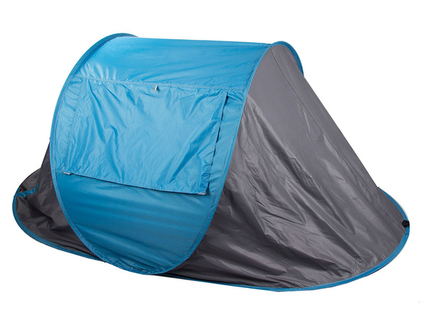 Tienda de playa pop-up uv sellable autoplegable azul grande