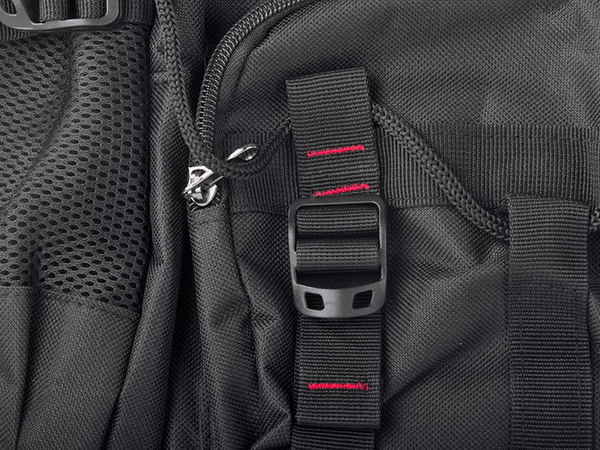 Mochila 35l negro viaje senderismo trekking fuerte en las montañas durable