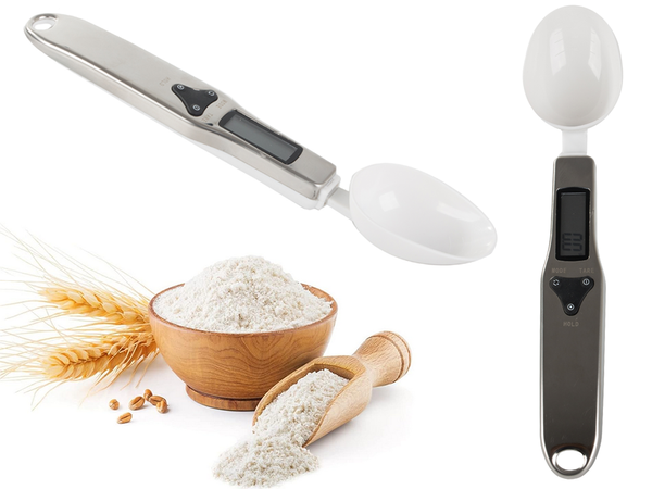 Waga kuchenna łyżka elektroniczna lcd cyfrowa precyzyjna ręczna 500g